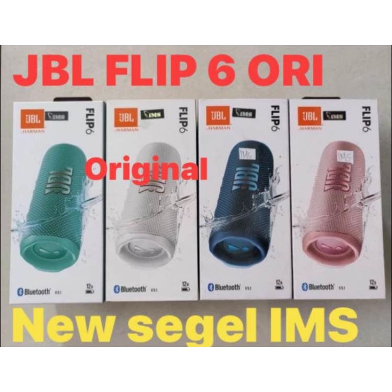 NEW JBL FLIP 6 ORIGINAL IMS (baru segel)