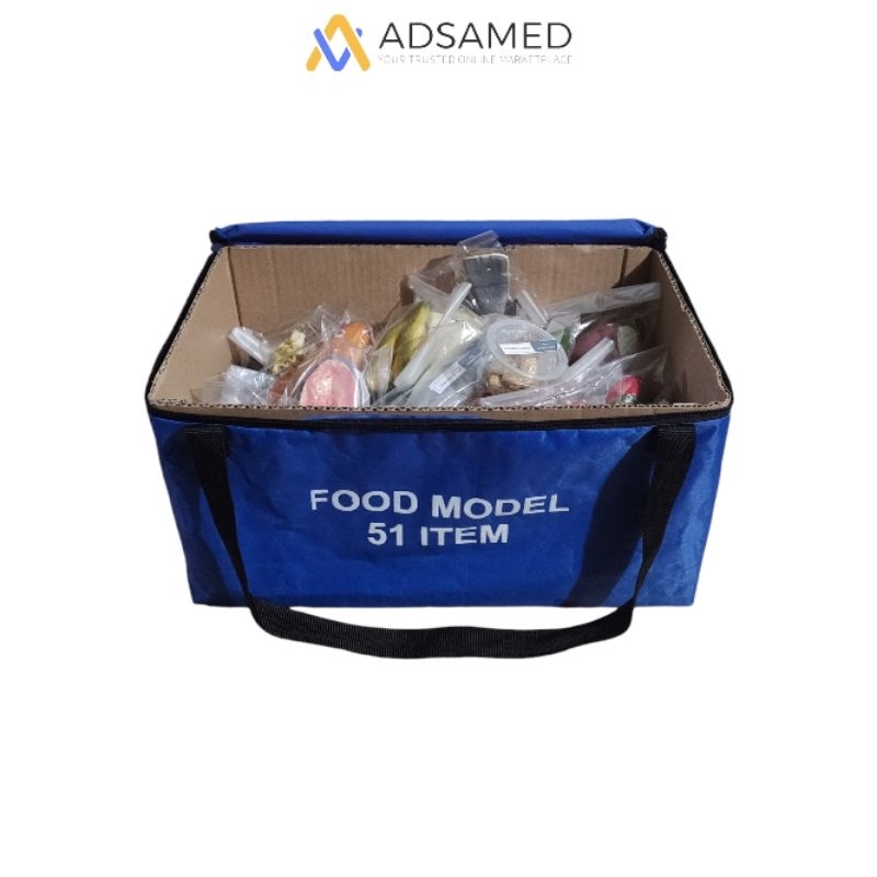 Manikin Food Model Gizi / Peraga Food Model Isi 51 pcs