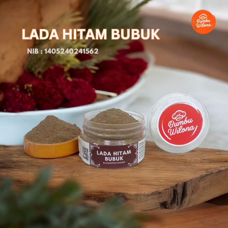 

LADA HITAM BUBUK | POWDER BLACK PEPPER REMPAH HERBAL JSR