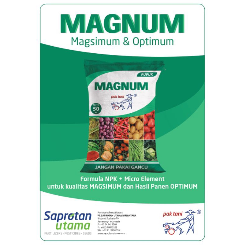 PUPUK NPK+TE MAGNUM Pak Tani 50kg