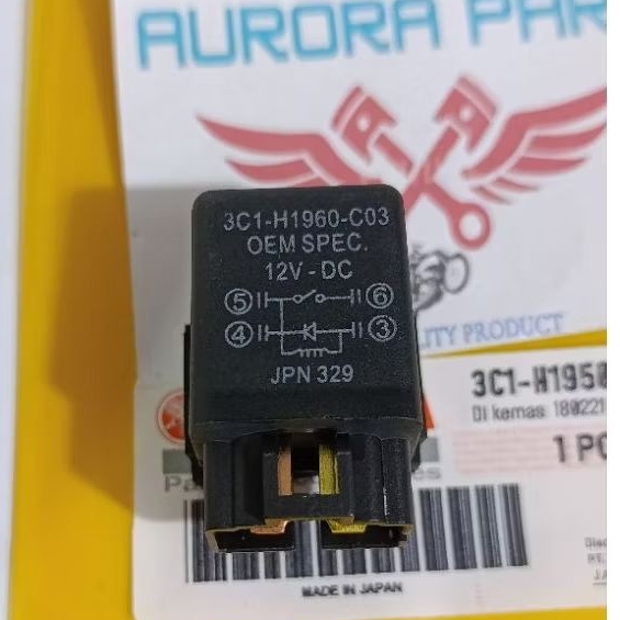 Bendik Relay Omron Kipas Radiator Jupiter Mx Vixion Mx King Lama Xabre 3C1