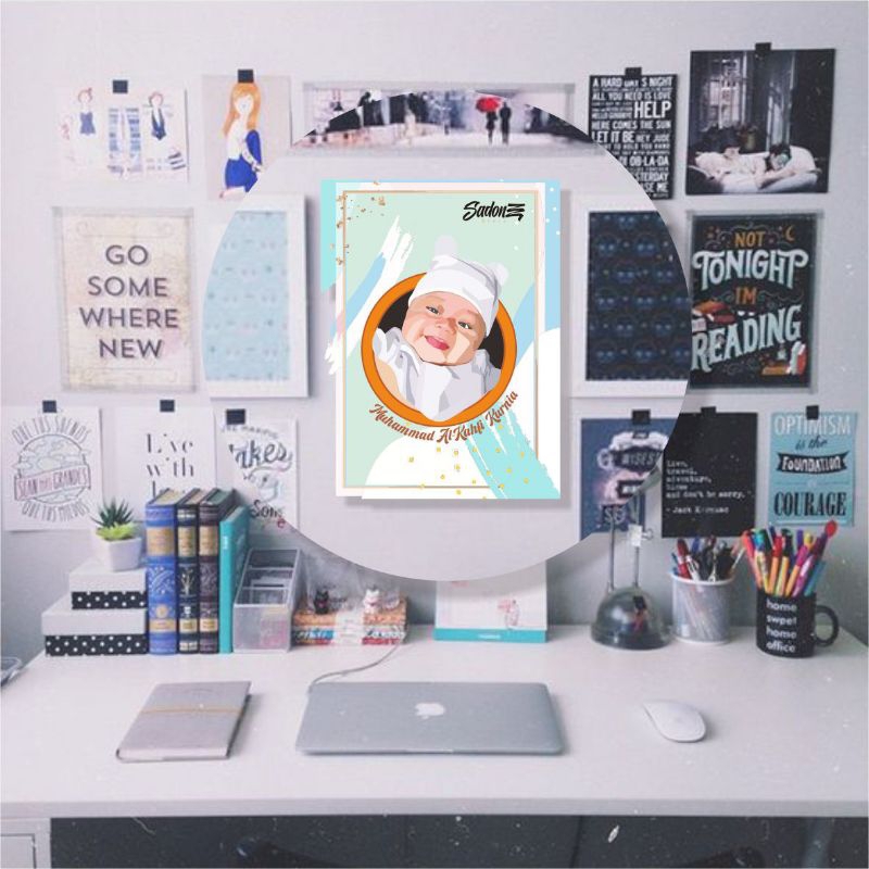 

LUKIS WAJAH DIGITAL CETAK MDF