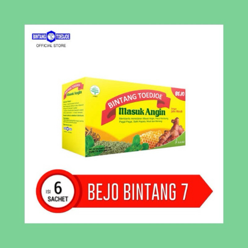 Bintang 7 Masuk Angin Bejo/ Pak (isi: 12 sachet)