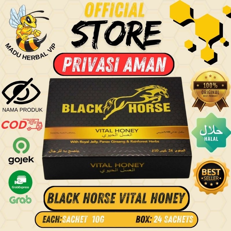 

Black Horse Vital Honey Original 1 Box 24 Sachet