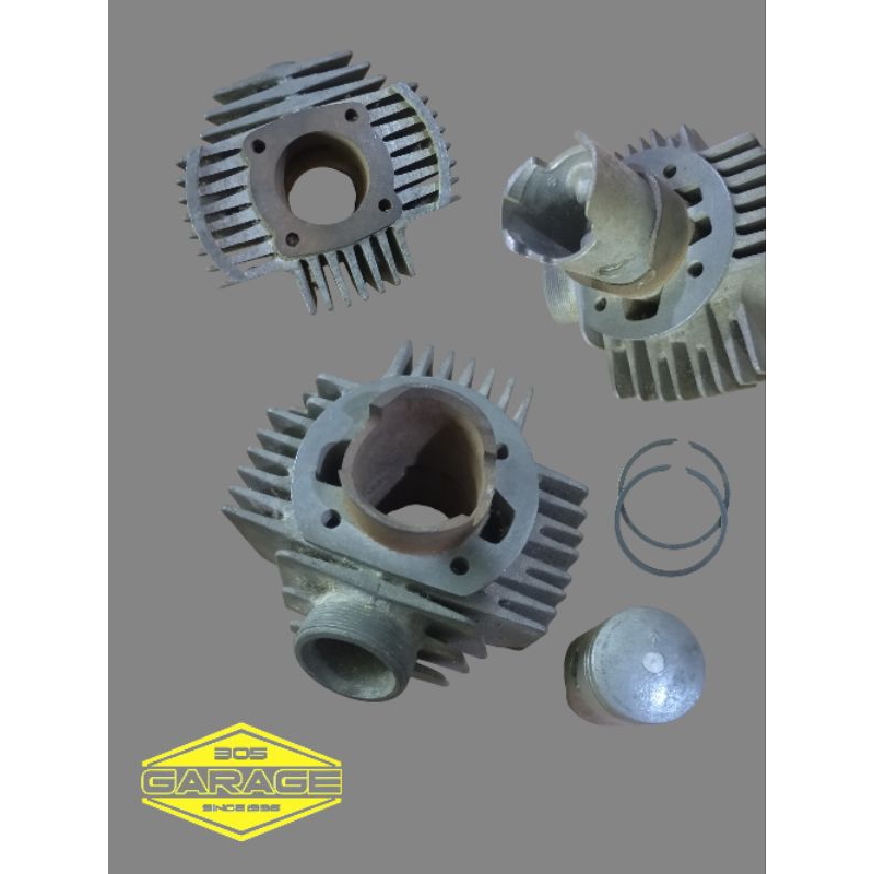 boring block secker seher Suzuki a100 A70cc nos original lengkap secker dan rong secker nya sudah sa