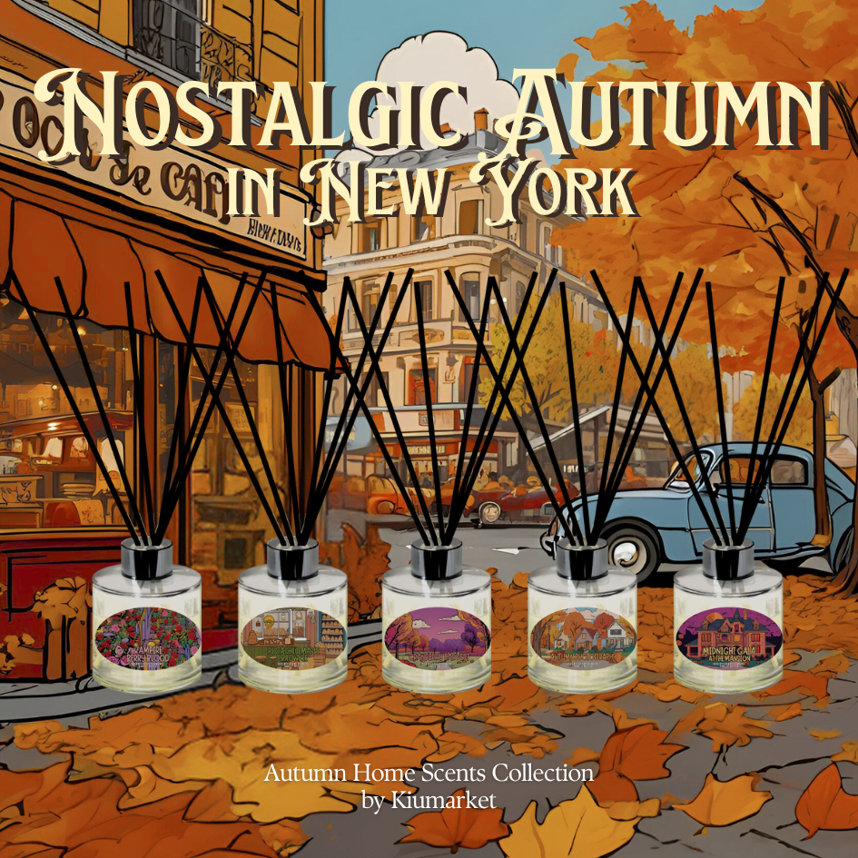 Nostalgic Autumn Reed Diffuser 30ml and 50ml by Kiumarket Home Fragrance