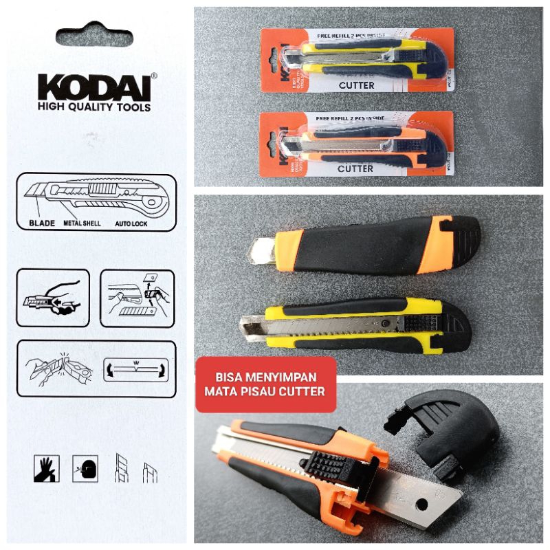 

Kodai Pisau Cutter Auto Lock
