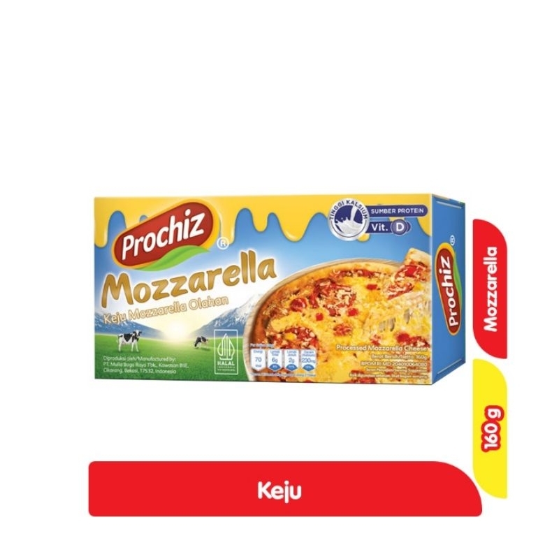 

Prochiz Mozzarella Keju Olahan Box160 g