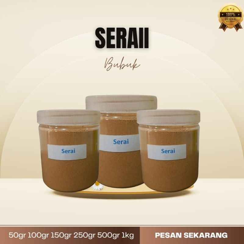 

Serai bubuk powder isi 50gr 100gr 250gr 500gr 1kg