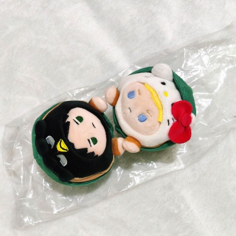 Attack on Titan x Sanrio collaboration MUNYUKORORIN MUNYUKORO mascot ERWIN LEVI set RARE