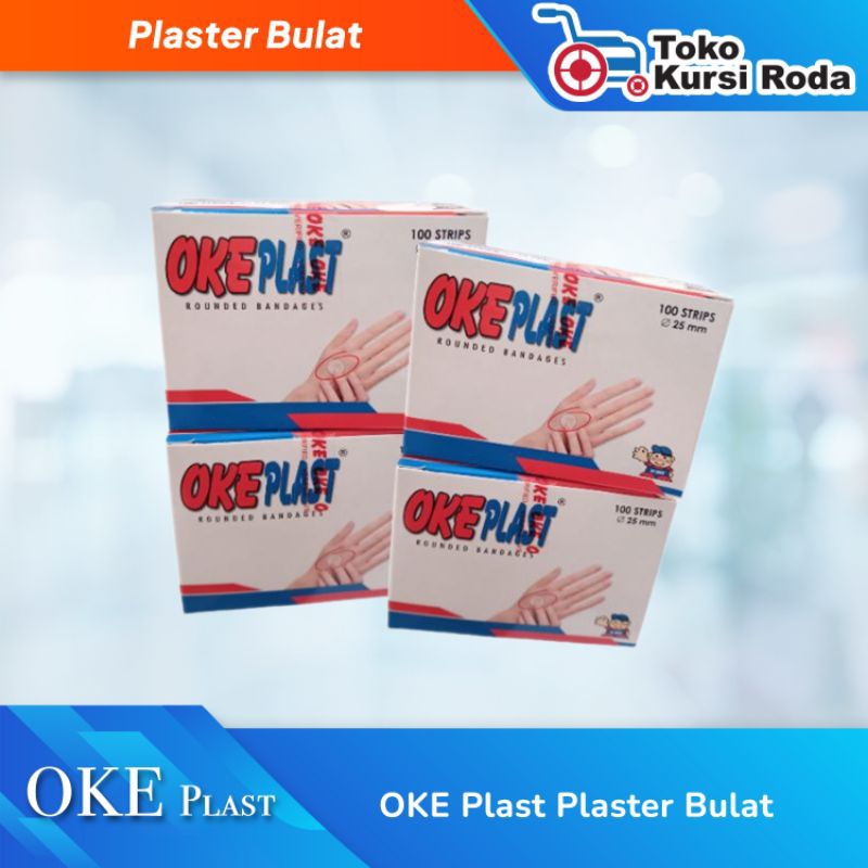 OKPLAST Plester Bulat 100's / Plester OkPlast