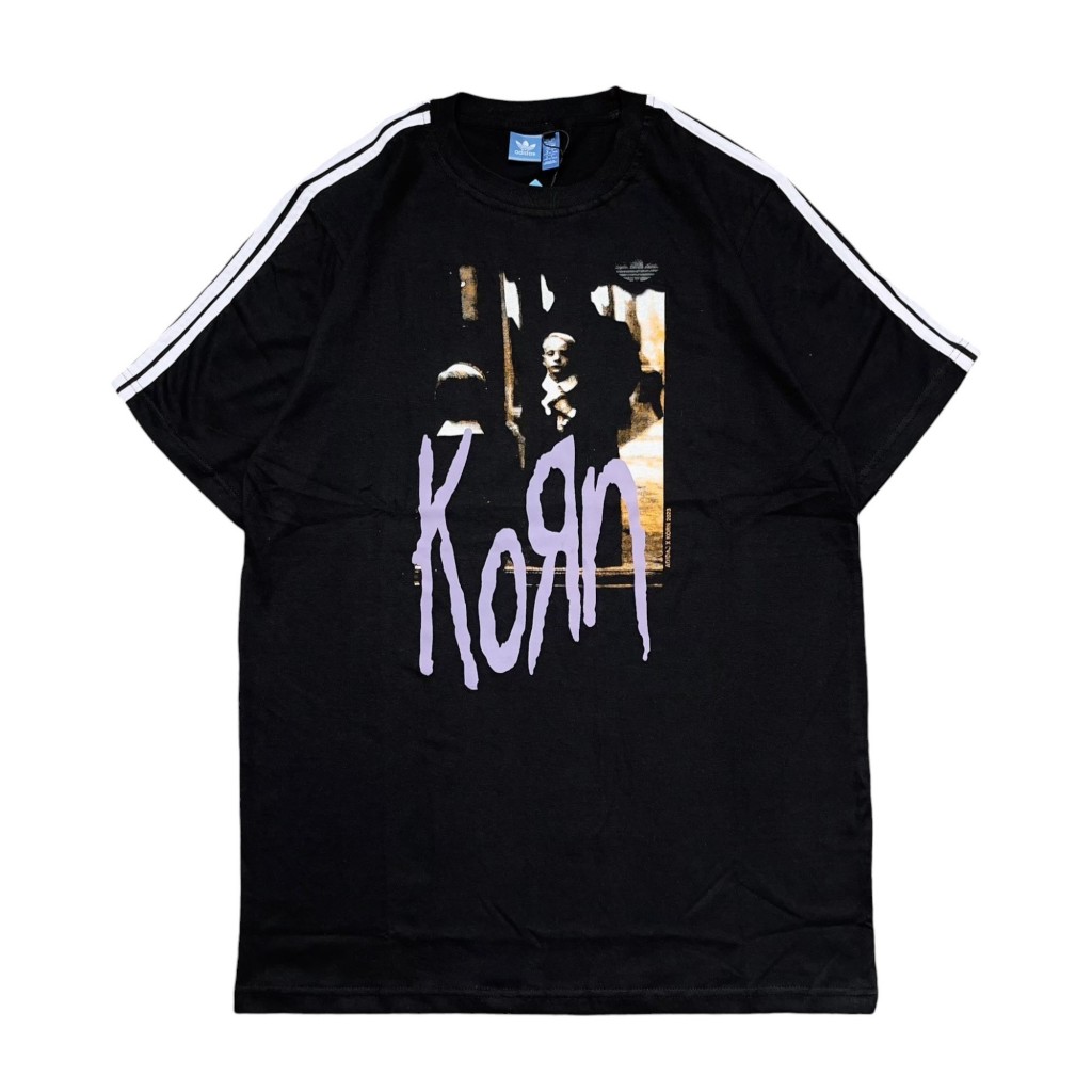 Kaos Adidas X Korn Hitam Terbaru