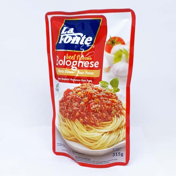 

LA FONTE BOLOGNESE PASTA SAUCE 315 GR - SAUS SAOS SPAGHETTI MACARONI INSTANT LAFONTE