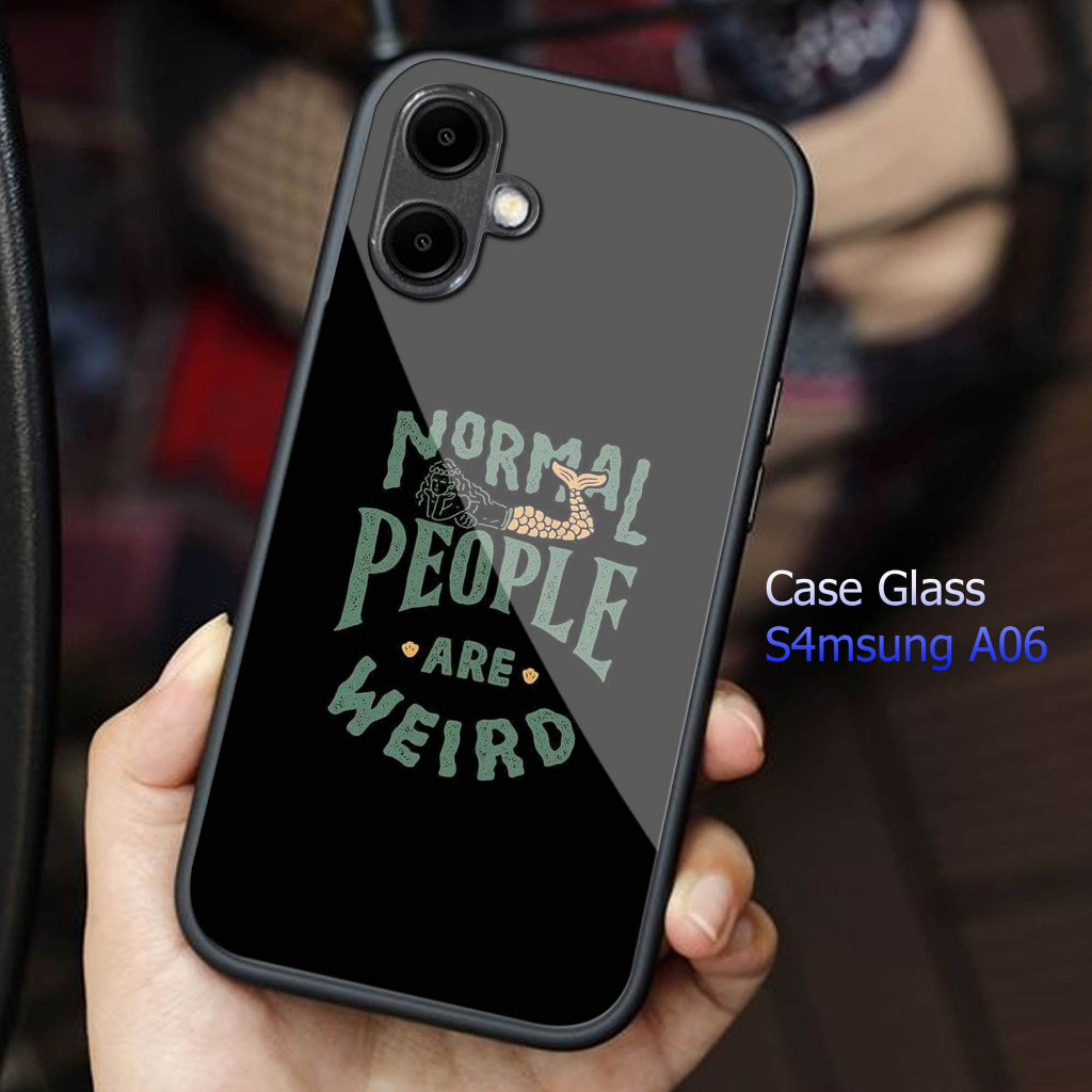 Softcase Glass Kaca Samsung A06- Casing Hp  Samsung A06 - Case Hp Samsung A06 - Softcase  Samsung A0