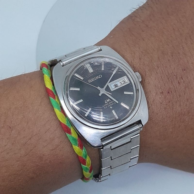 Jam tangan pria original Seiko LM Lord Matic 5606 7130