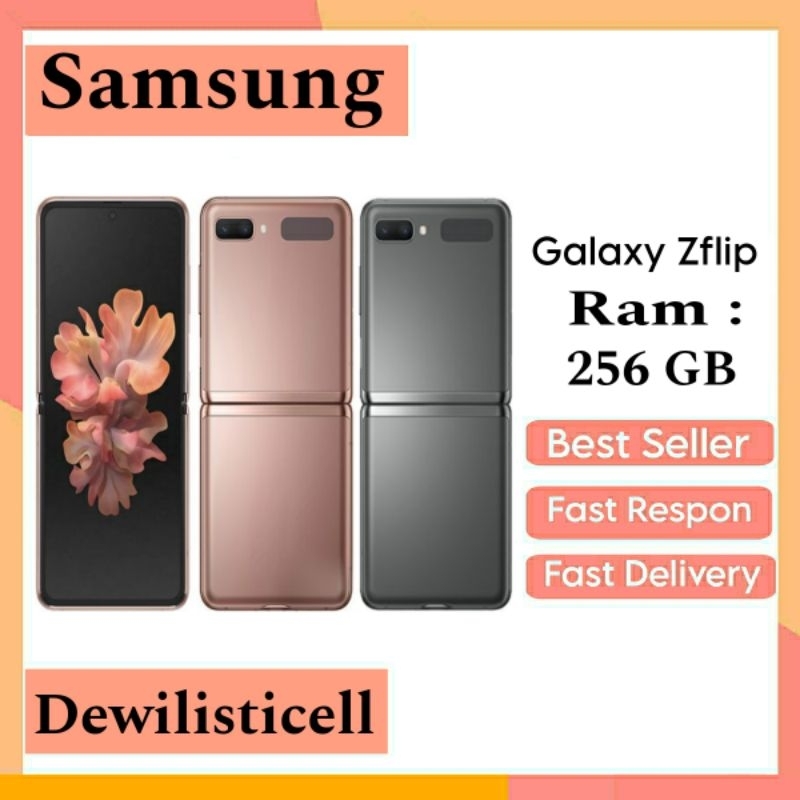 Samsung Galaxy Z Flip3 5G Handphone 5G Z Flip2 Z Flip Second Mulus Fullset