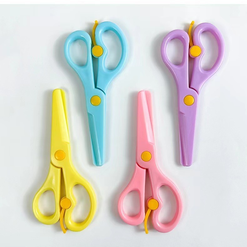 

GUNTING KERTAS ANAK COLORFUL / PLAYSAFE SCISSORS / GUNTING KERTAS PLASTIK
