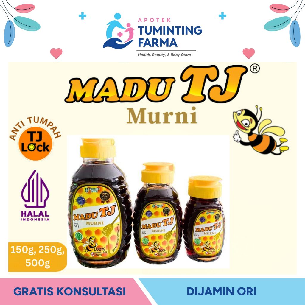 

Madu TJ Murni 100% Madu Asli Alami 150g/250g/500g - MANADO