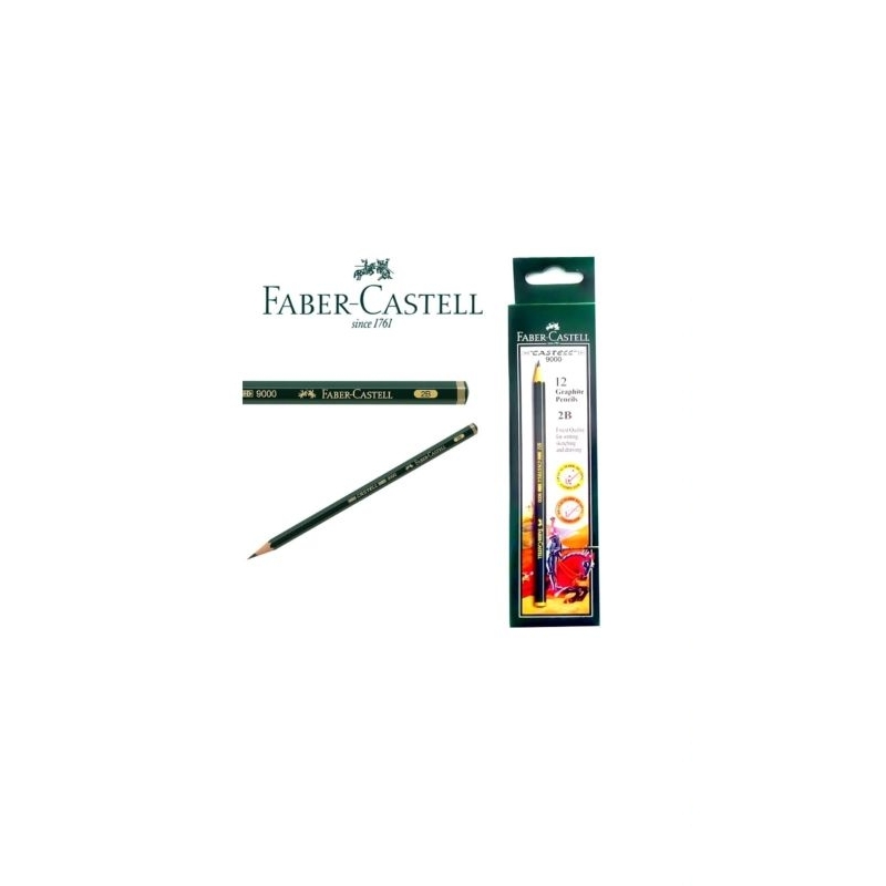 

FABER CASTELE PENSIL 2B / PENSIL BELAJAR ISI 12PCS