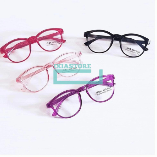 Kacamata Anak Cewe Cowo Kaca Mata Pintar Pelindung Mata Anti Sinar Radiasi Blueray Original