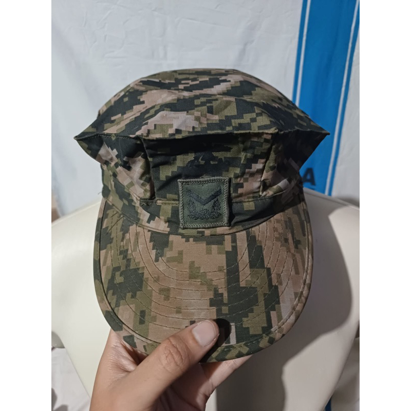 Okinawa Utility Working Cap Topi Army Loreng Digital Tiger Stripes Marines Korea (1)