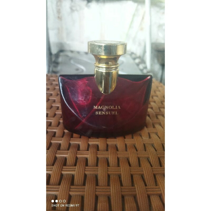 botol kosong Parfum BVLGARI SPLENDIDA MAGNOLIA SENSUEL EDP 100ML ORIGINAL
