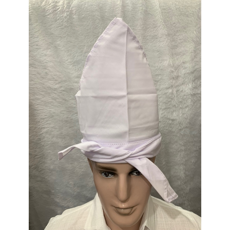 Udeng 1/2 1/4 Jadi Putih Udeng Segi Tiga