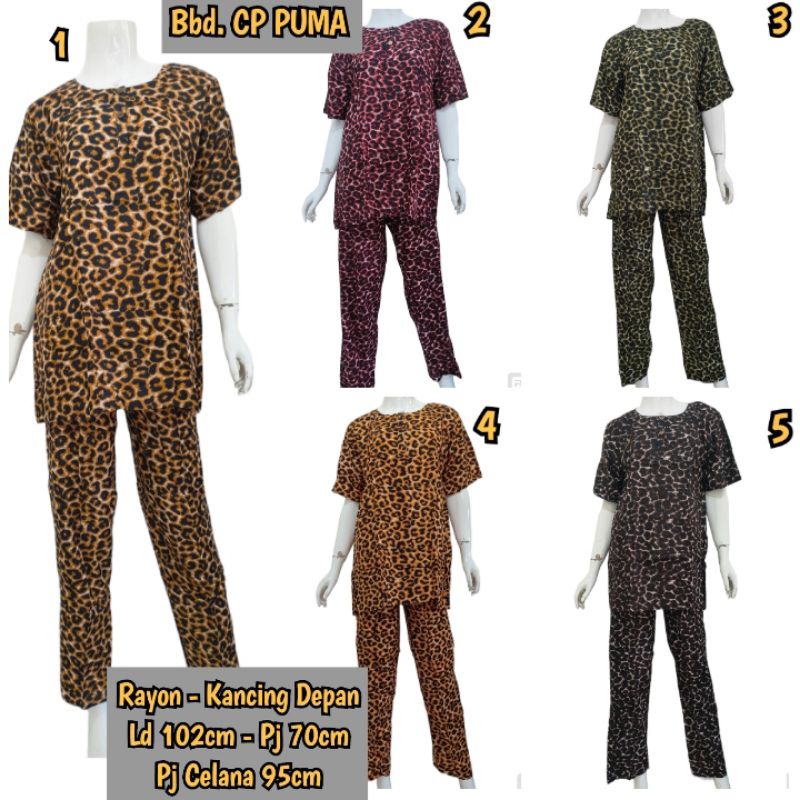 Setelan Piyama Babydoll Batik Soloan Celana Panjang CP