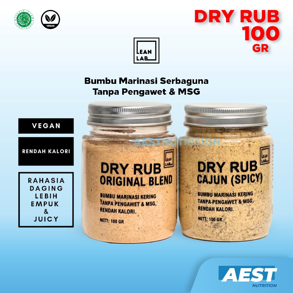 

Lean Lab Dry Rub 100 gr Bumbu Masak Marinasi
