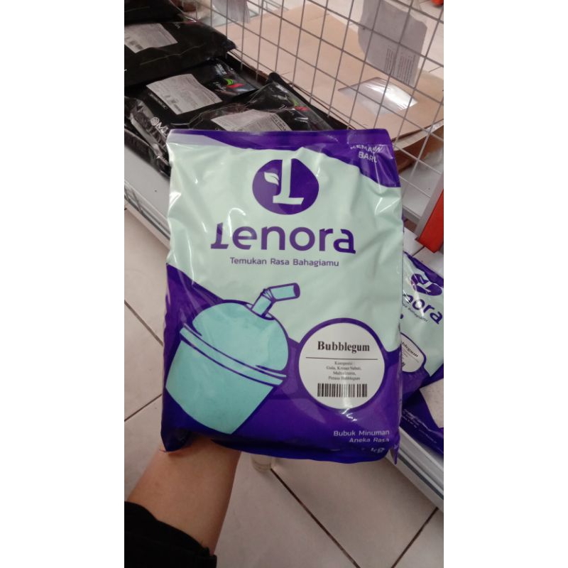 

Lenora minuman bubuk 1kg bubble gum vanila blue murah