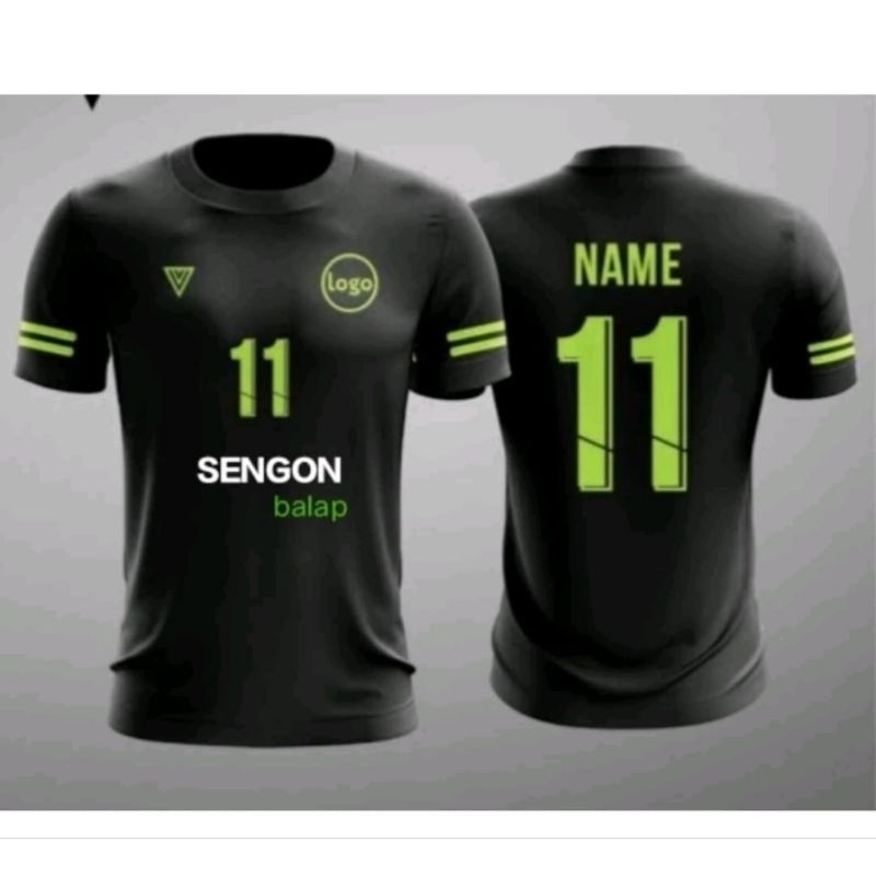 JERSEY FUTSAL WARNA HITAM