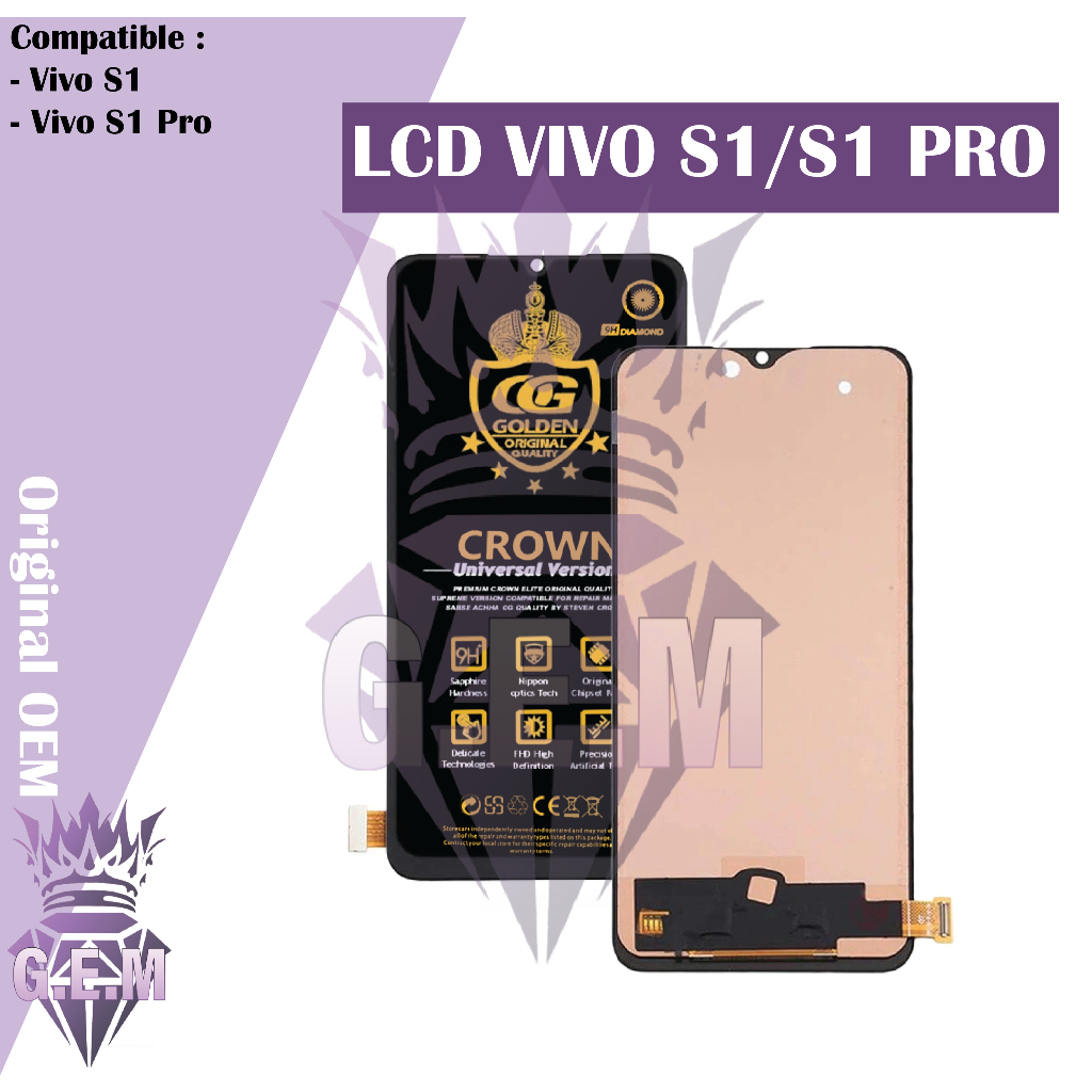 LCD TOUCHSCREEN VIVO S1 1907 / S1 PRO /FULLSET COMPLETE ORIGINAL