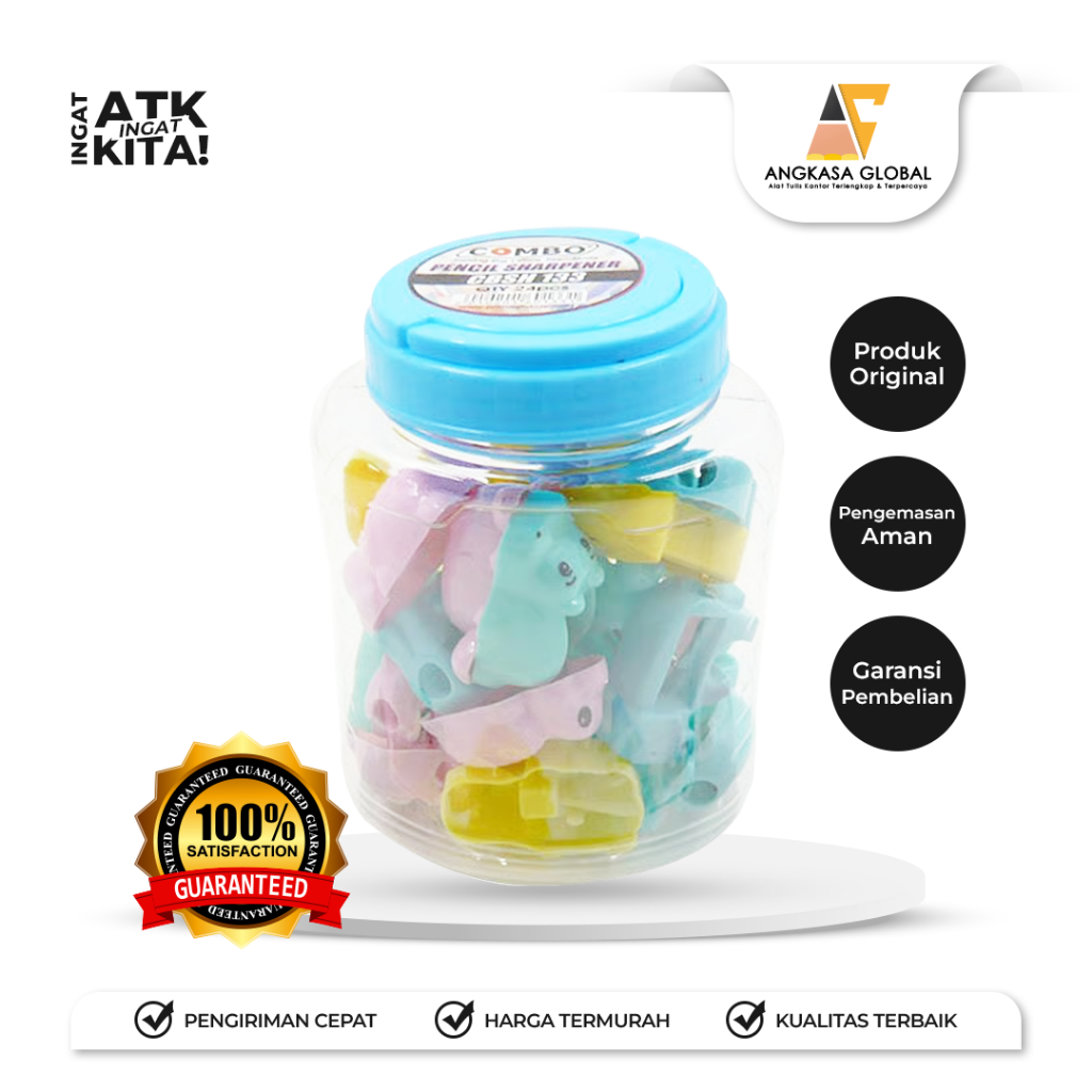 

COMBO RAUTAN PENSIL TANGAN/ PENCIL SHARPENER CBSA 132 134 (1TOPLES/ 24PCS)