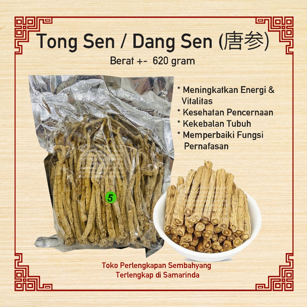 

Tang Sen / Tong Sem / Dang shen herbal alami tim ayam