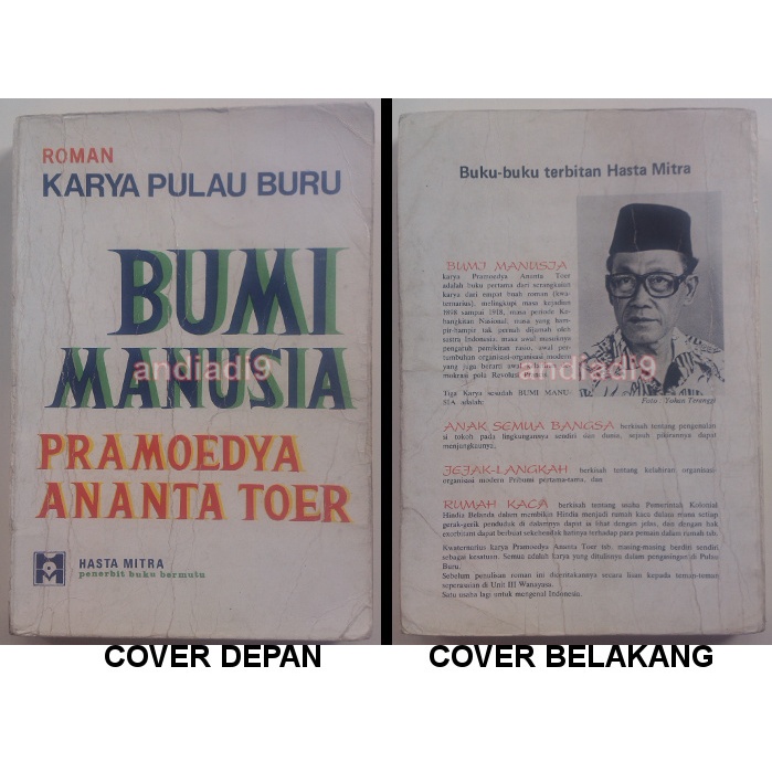 BUMI MANUSIA - PRAMOEDYA ANANTA TOER 1980