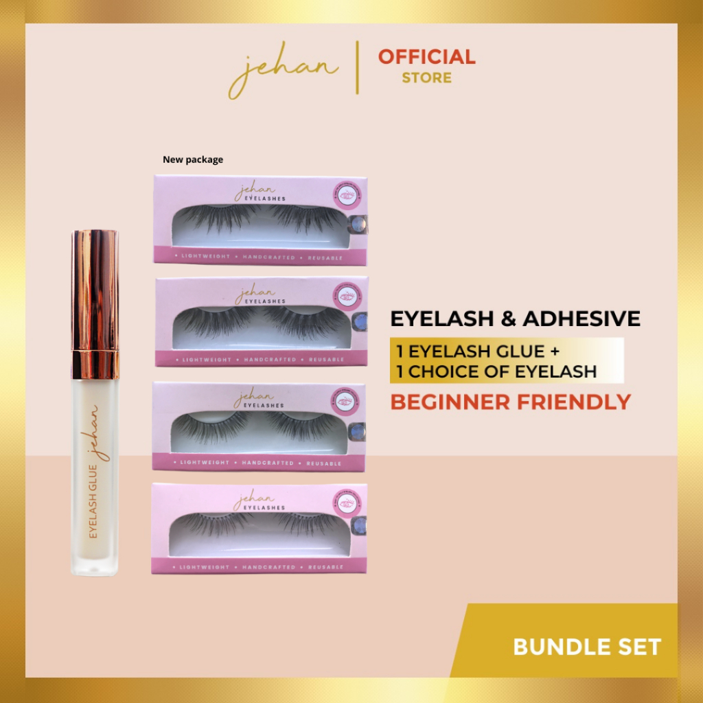 Paket Hemat Jehan (Lem bulu mata + Bulu mata palsu)