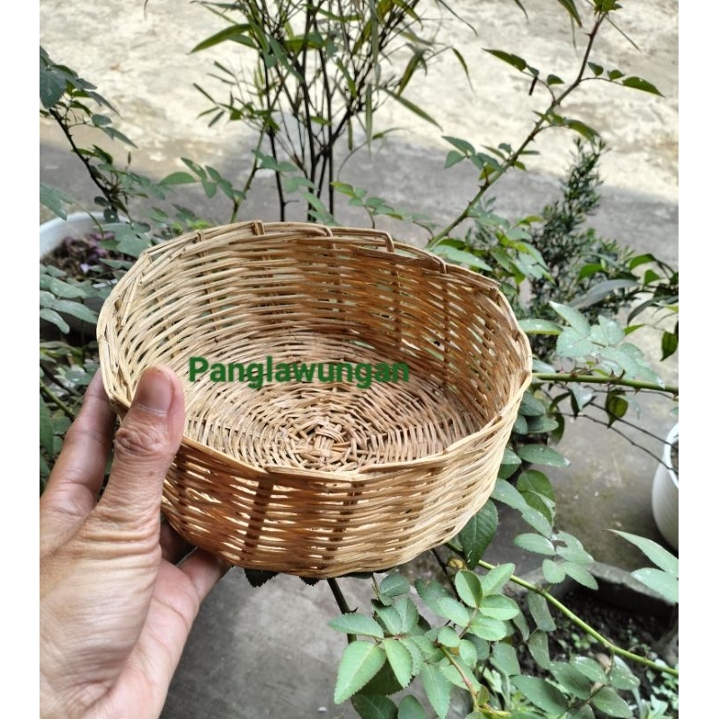 anyaman bambu alas kastrol