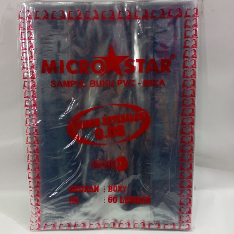 

SAMPUL BUKU MICROSTAR MIKA BOXY 10 lembar (campus) / pcs