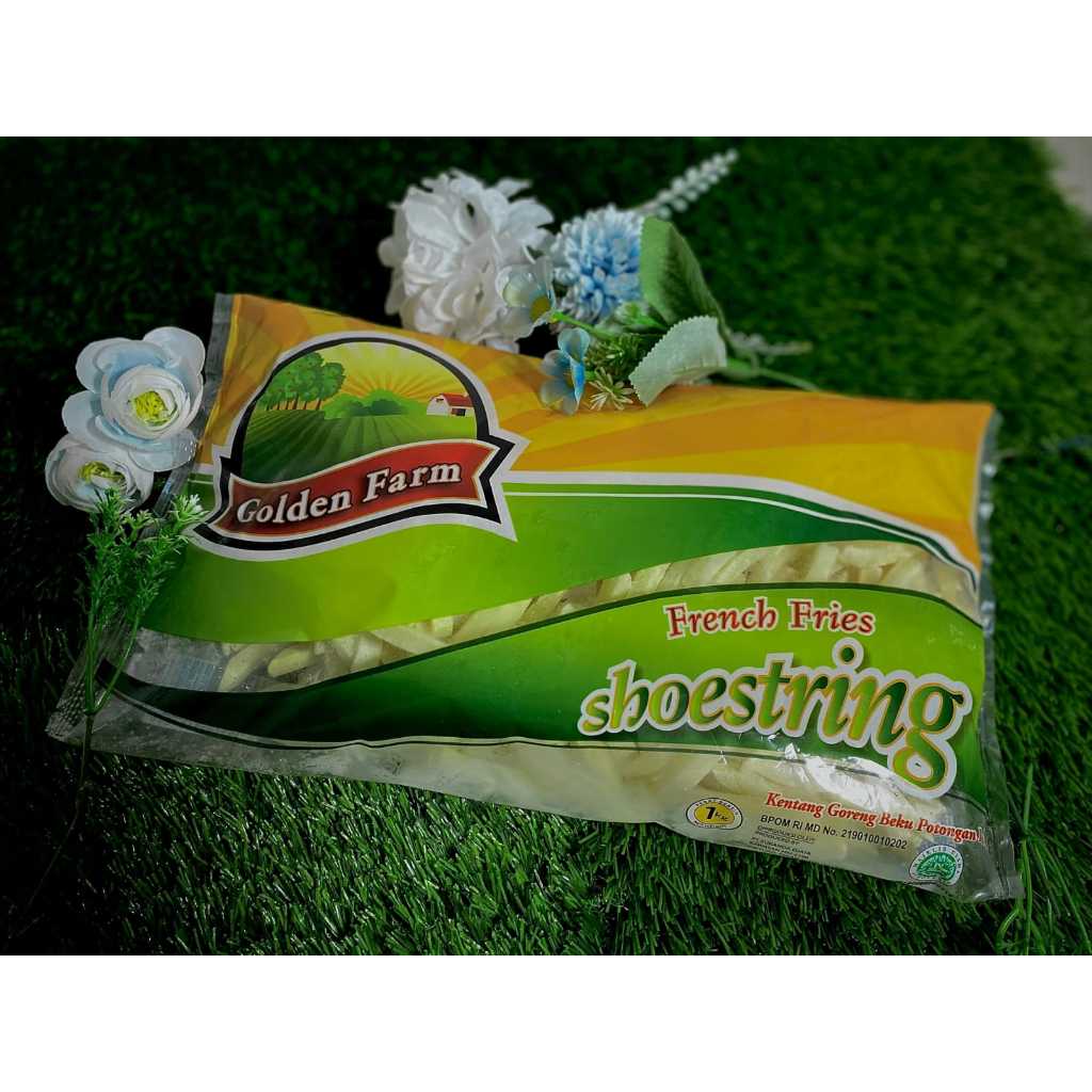 

Golden Farm Shoestring French Fries - Kentang Goreng Shoestring Golden Farm 1kg