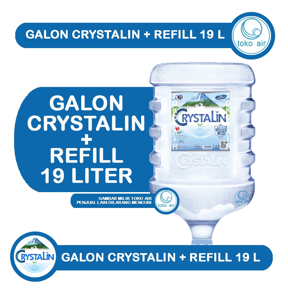 

Crystalin Refill Isi Ulang 19 L - Air Minum pH 8