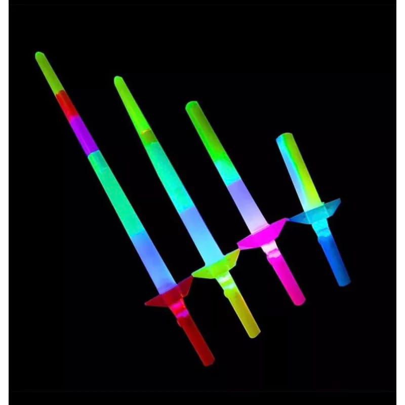 Mainan Anak Pedang Tongkat Lampu Lipat Panjang LED / Pedang Menyala Anak