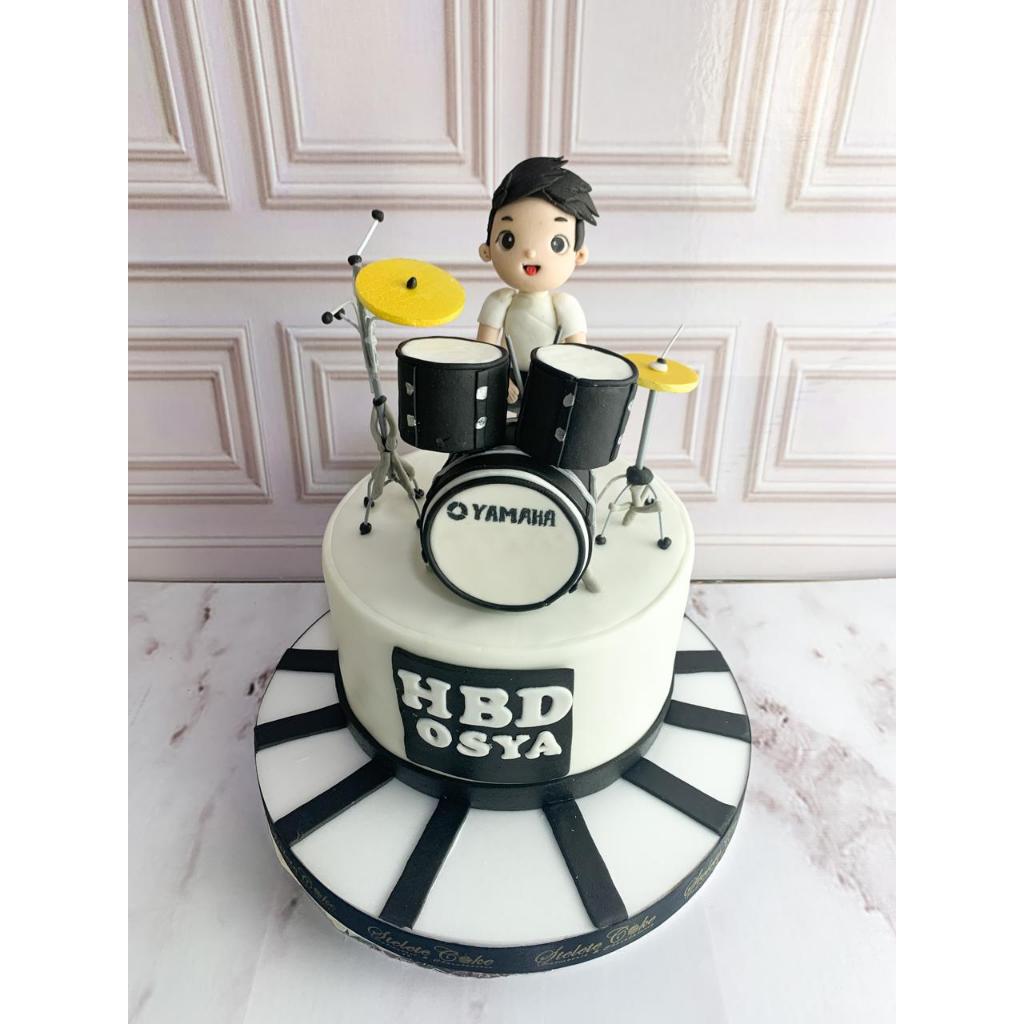 

Kue Ulang Tahun/Birthday Cake/Kue Ultah Tema Drummer/Kue Birthday jakarta