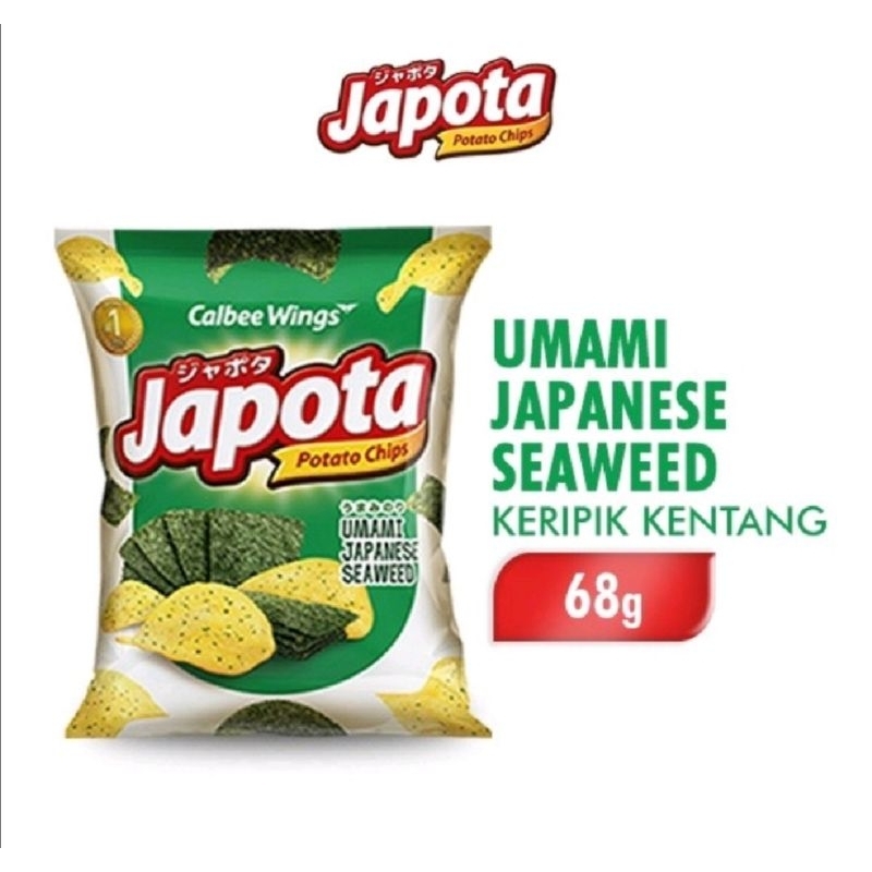 

JAPOTA KERIPIK KENTANG JAPANESE SEAWEED 68 GR