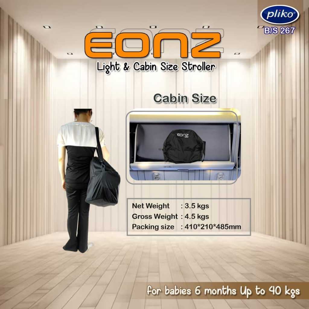 Pliko 267 Baby Stroller EONZ Kereta Dorong Anak Bayi Cabin Size Foldable Lipat Kecil Ringan