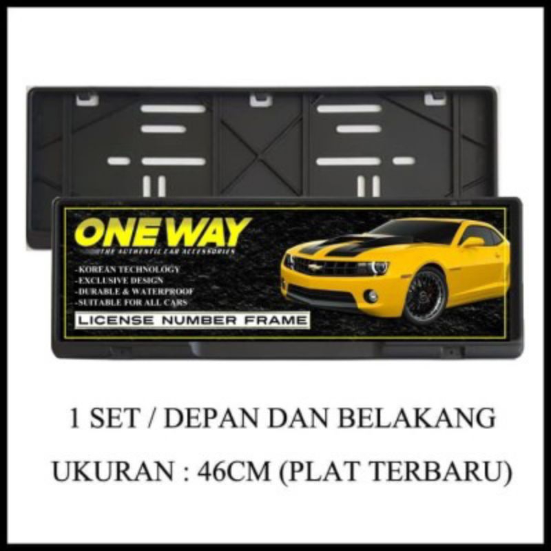 Dudukan Plat Nomor Mobil / Cover Plat Nomor Mobil / Tatakan Plat Nomor Mobil