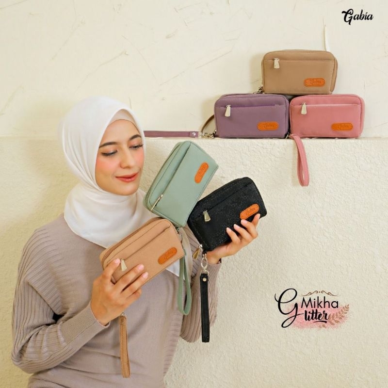 MIKHA GLITER BY GABIA / POUCH GABIA / DOMPET GABIA