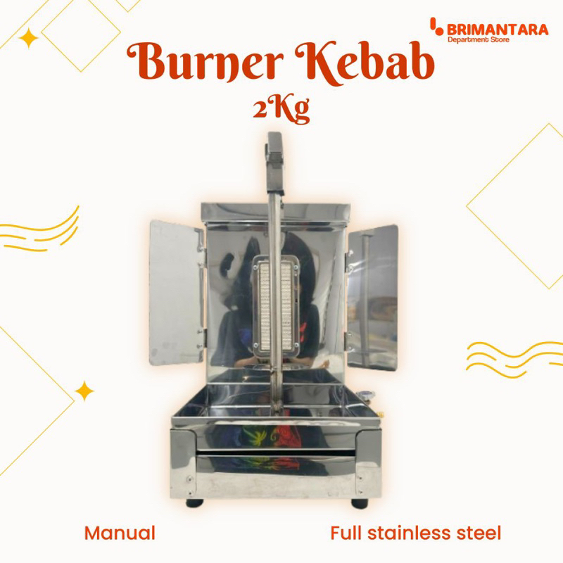 Burner kebab manual non fullset// burner kebab 2kg // burner kebab murah manual non fullset// bk02
