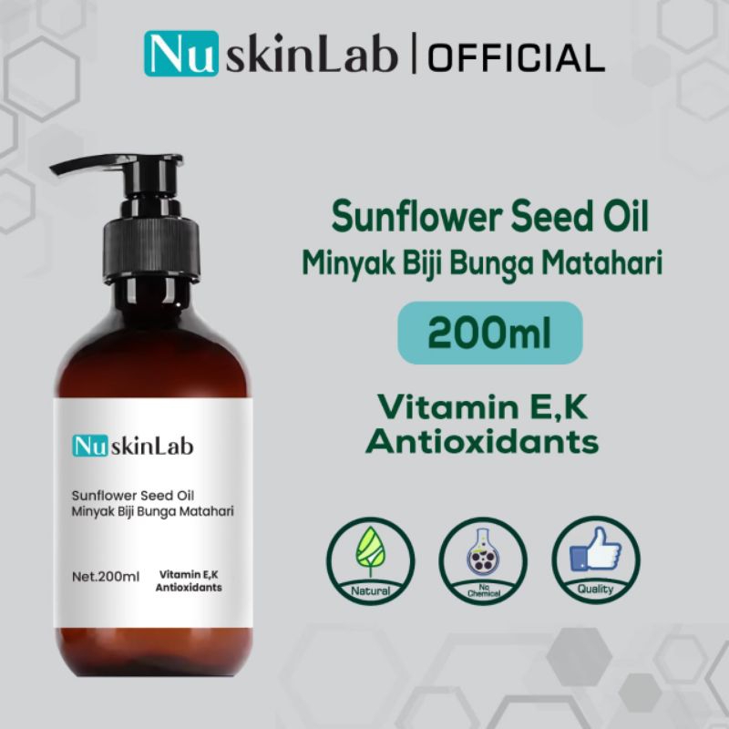 

NuskinLab Sunflower Seed Oil - Minyak Biji Bunga Matahari, Melembapkan Kulit