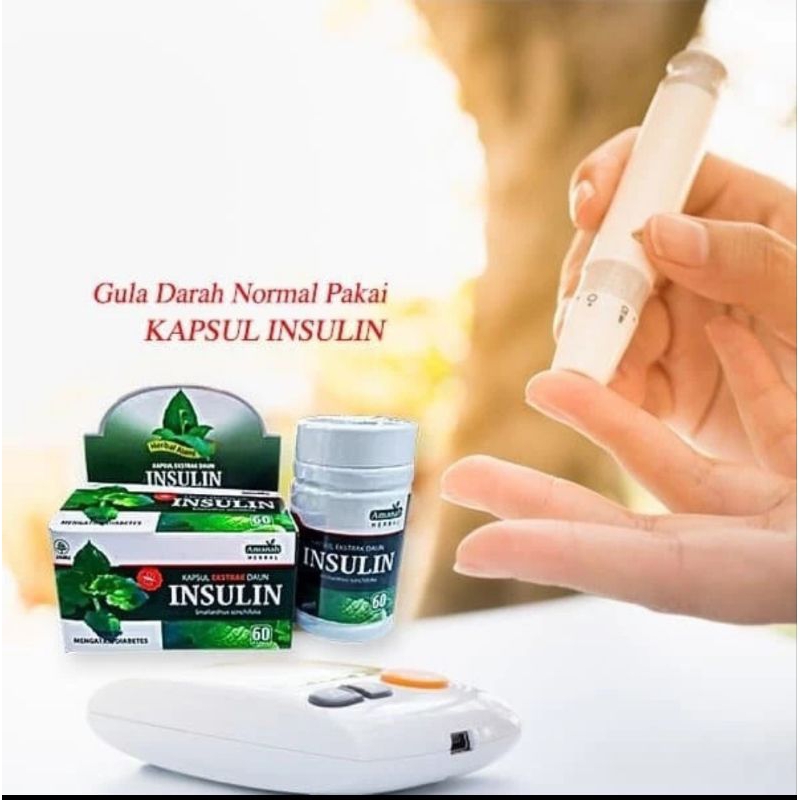 Kapsul Daun Insulin Obat Diabetes