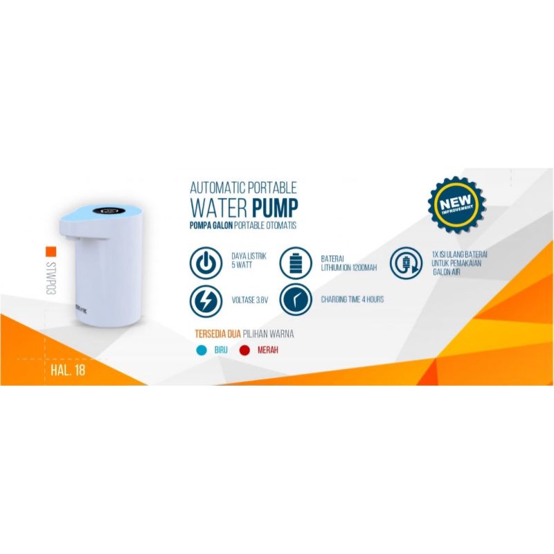 Pompa Galon portable otomatis/ Automatic Portable Water Pump